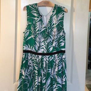 Talbots Leaf Foliage Dress